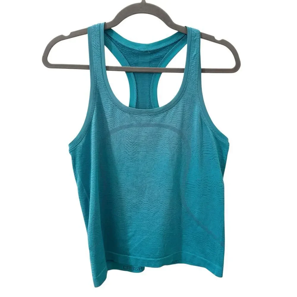 Lululemon Swiftly Tech Racerback 2.0 Tank Ripple Wave Turquoise Tide Blue Size 8 - Picture 4 of 9